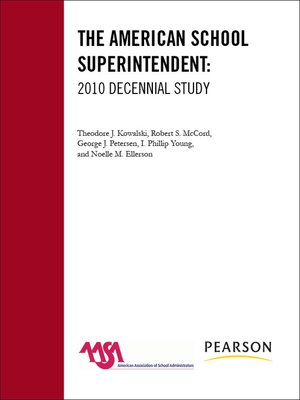 cover image of The American School Superintendent